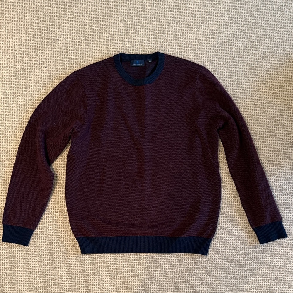 Toscano soft comfort sweater - size L